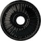 Ekena Millwork Berkshire Ceiling Medallion (Canopies up to 6 3/8"), 20 1/8"OD x 3 7/8"ID x 1 7/8"P, Black Pearl CM20BE1BPS - alternate 1